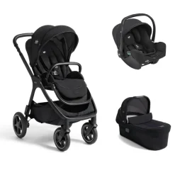 Poussette trio finiti signature + siège auto i-snug 2 raven + nacelle ramble signature xl eclipse