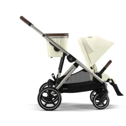 Poussette trio gazelle s seashell beige + siège auto aton b2 i-size + nacelle s