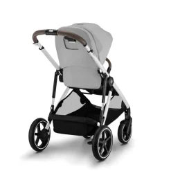 Poussette trio gazelle s stone grey + siège auto cloud g i-size + nacelle s + base g