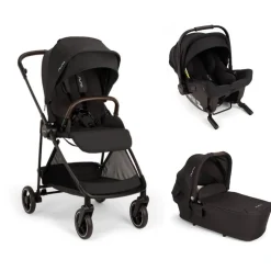 Poussette trio ixxa next + siège auto pipa urbn + nacelle lytl caviar