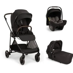 Poussette trio ixxa next + siège auto pipa next + nacelle lytl caviar