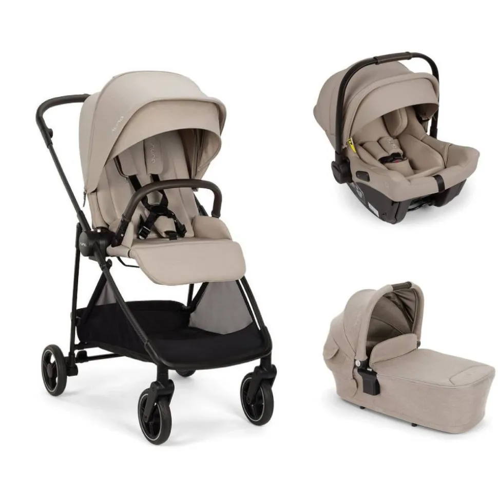 Poussette trio ixxa next + siège auto pipa urbn + nacelle lytl chateau