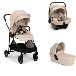 Poussette trio ixxa next + siège auto pipa next + nacelle lytl biscotti