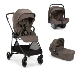 Poussette trio ixxa next + siège auto pipa next + nacelle lytl chestnut