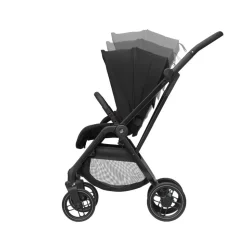 Poussette trio leona 2 + siège auto pebble 360 pro2 + nacelle sense twillic black + base family fix 360 pro