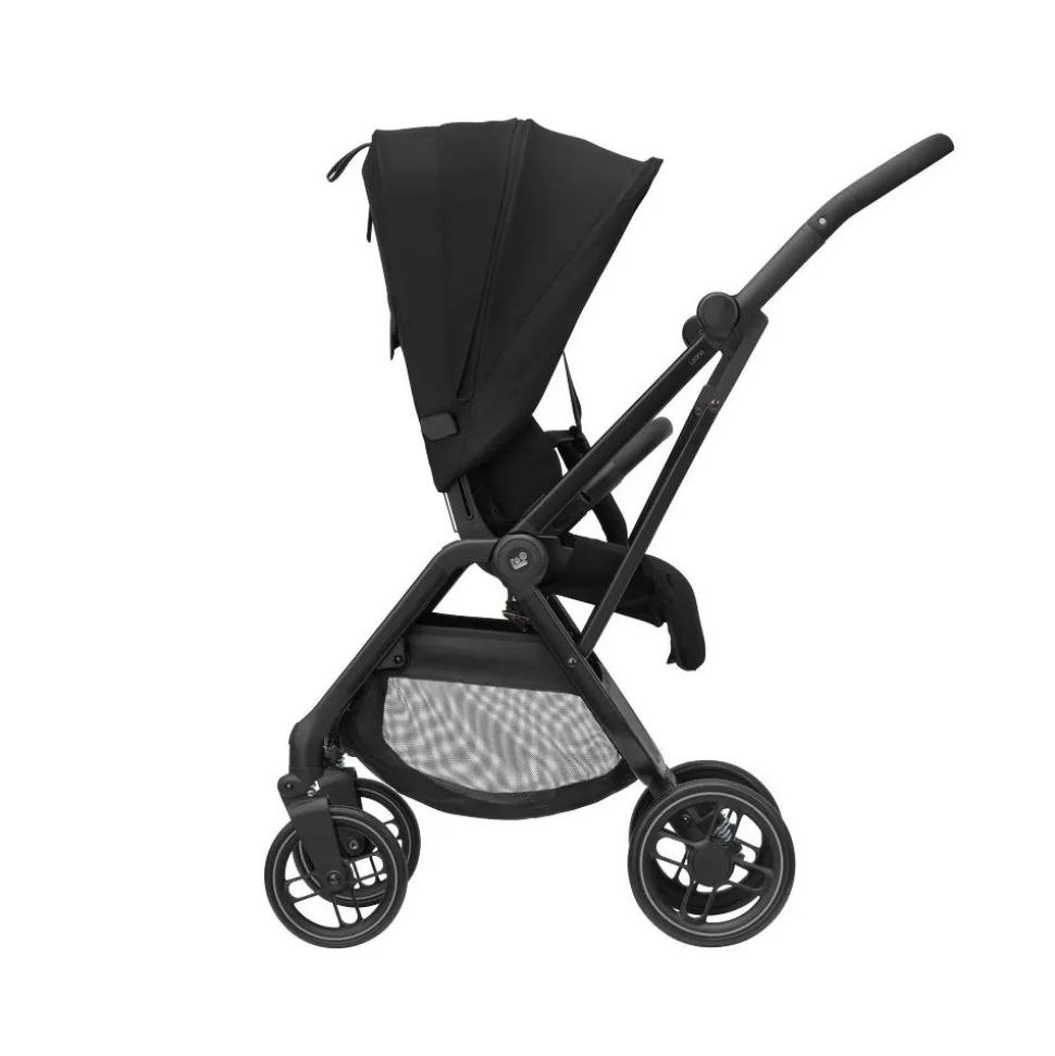 Poussette trio leona 2 + siège auto pebble 360 pro 2 + nacelle sense twillic black