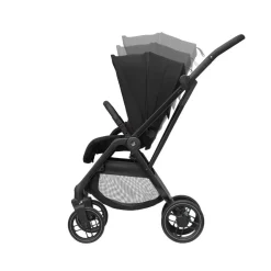 Poussette trio leona 2 + siège auto pebble 360 + nacelle sense black