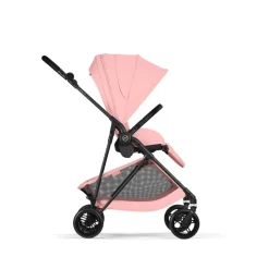 Poussette trio melio carbon 6 candy pink avec siège auto aton b2 i-size et nacelle