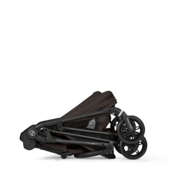 Poussette trio melio carbon 6 chocolate brown avec siège auto cloud t i-size et nacelle