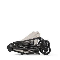 Poussette trio melio carbon 6 dune grey avec siège auto cloud g i-size et nacelle