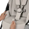 Poussette trio melio carbon 6 dune grey avec siège auto aton b2 i-size et nacelle