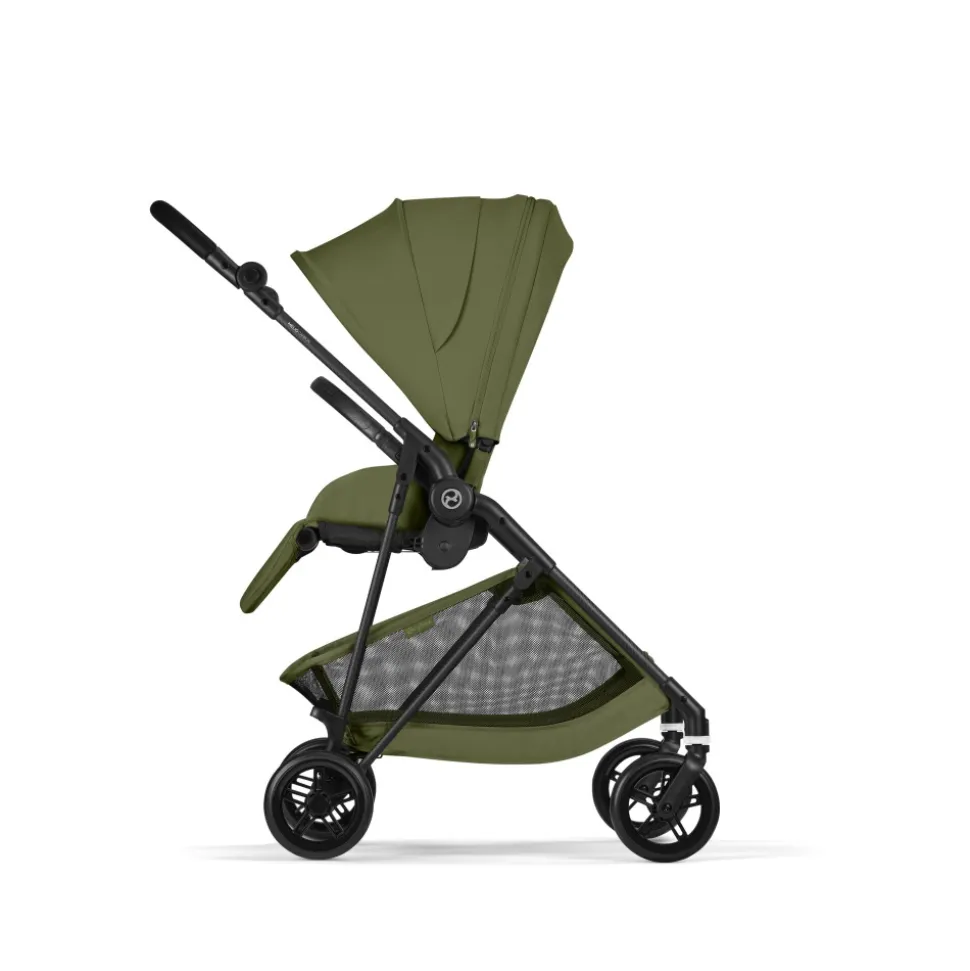 Poussette trio melio carbon 6 moss green avec siège auto cloud g i-size et nacelle