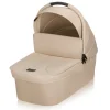 Poussette trio meril + nacelle + coque beige sand