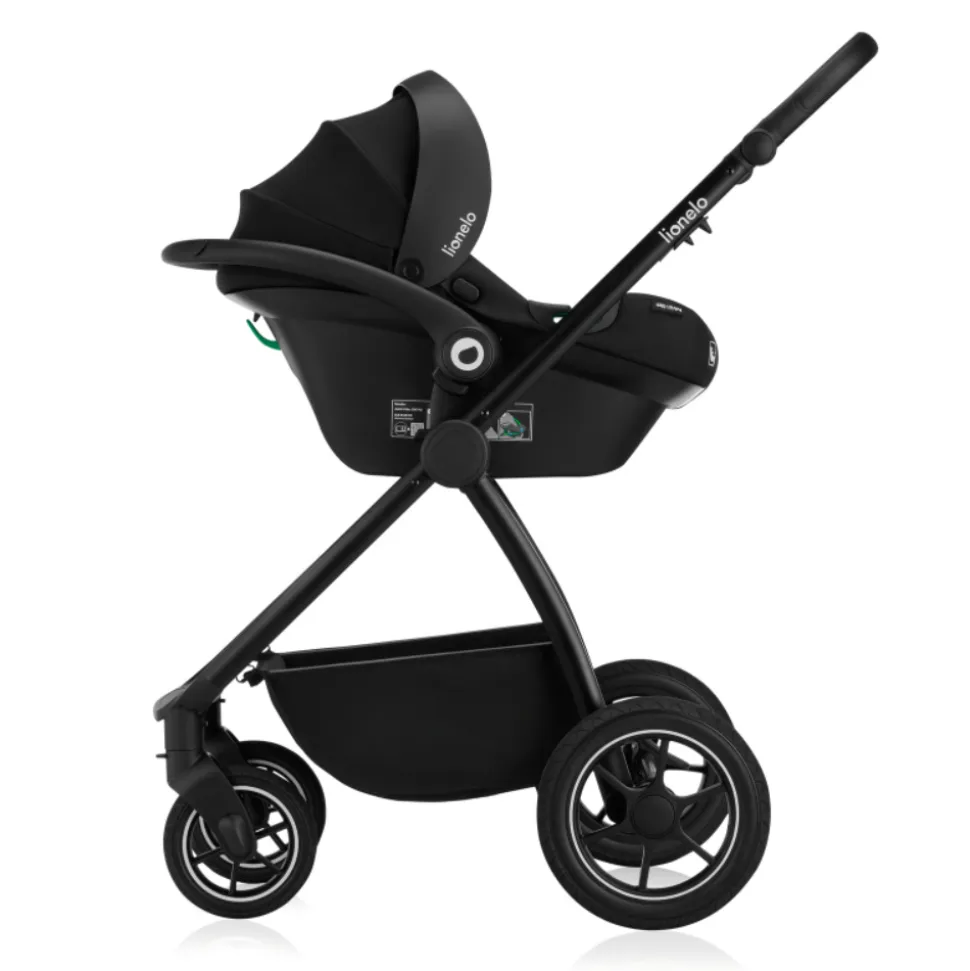 Poussette trio meril + nacelle + coque beige sand