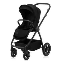 Poussette trio meril + nacelle + coque black onyx