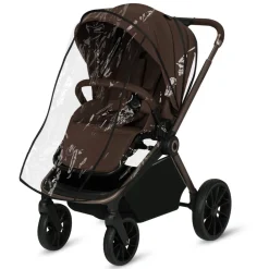 Poussette trio mika plus + nacelle + siège auto astrid mocha mousse