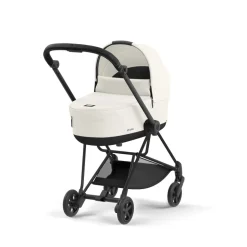 Poussette trio mios 3 off white châssis matt black + cloud t i-size + nacelle luxe