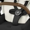 Poussette trio mios 3 off white châssis chrome brown + cloud t i-size + nacelle luxe