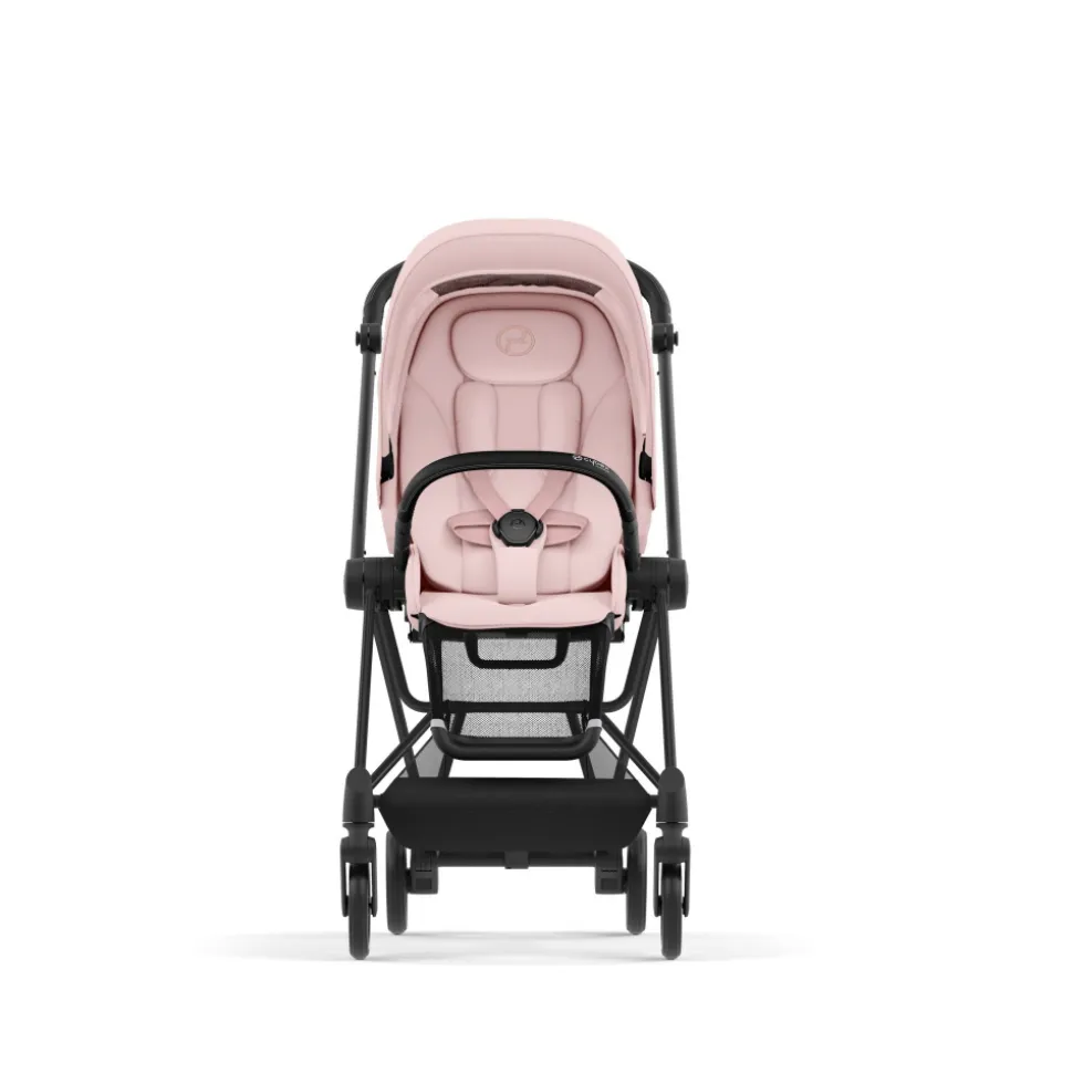 Poussette trio mios 3 peach pink châssis matt black + cloud t i-size + nacelle luxe