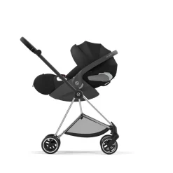 Poussette trio mios 3 peach pink châssis chrome black + cloud t i-size + nacelle luxe
