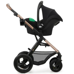 Poussette trio moov 2 air wheels avec base sand beige