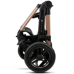 Poussette trio moov 2 air wheels avec base sand beige