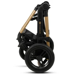 Poussette trio moov 2 air wheels avec base pure black