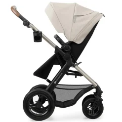 Poussette trio moov 2 air wheels avec base moonlight grey