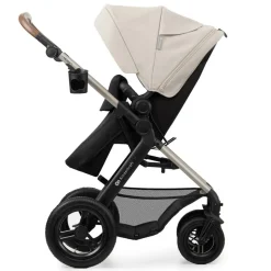 Poussette trio moov 2 air wheels avec base moonlight grey