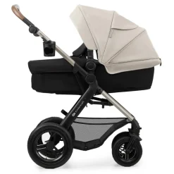 Poussette trio moov 2 air wheels avec base moonlight grey