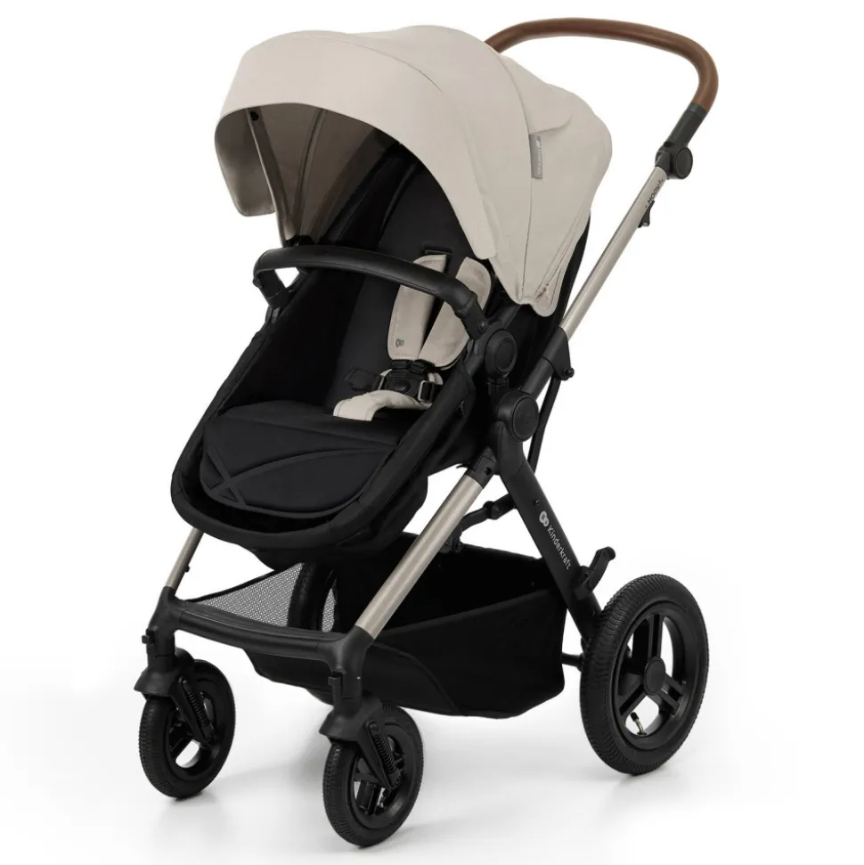 Poussette trio moov 2 air wheels avec base moonlight grey
