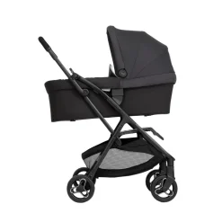 Poussette trio myavo + siège auto snuglite + nacelle charcoal
