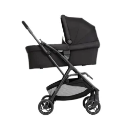 Poussette trio myavo + siège auto snuglite + nacelle midnight