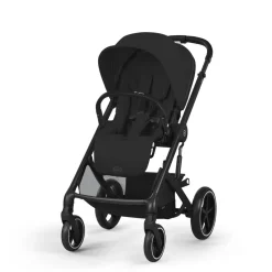 Poussette trio naissance balios s lux 3 moon black + siège auto cloud g i-size confort + nacelle - édition limitée