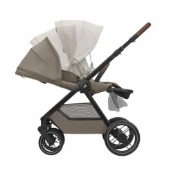 Poussette trio oxford + siège auto pebble 360 pro 2 + nacelle sense twillic truffle