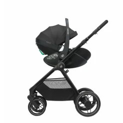 Poussette trio oxford + siège auto pebble 360 pro 2 + nacelle sense twillic black