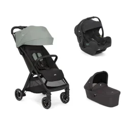 Poussette trio pact pro abyss + siège auto i-gemm 3 raven + nacelle ramble shale