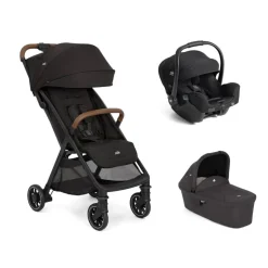 Poussette trio pact pro shale + siège auto i-starter eclipse + nacelle ramble shale