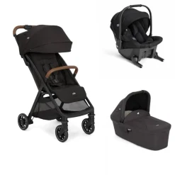 Poussette trio pact pro shale + siège auto sprint eclipse + nacelle ramble shale noir