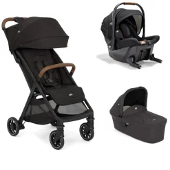 Poussette trio pact pro shale + siège auto sprint eclipse + nacelle ramble shale noir