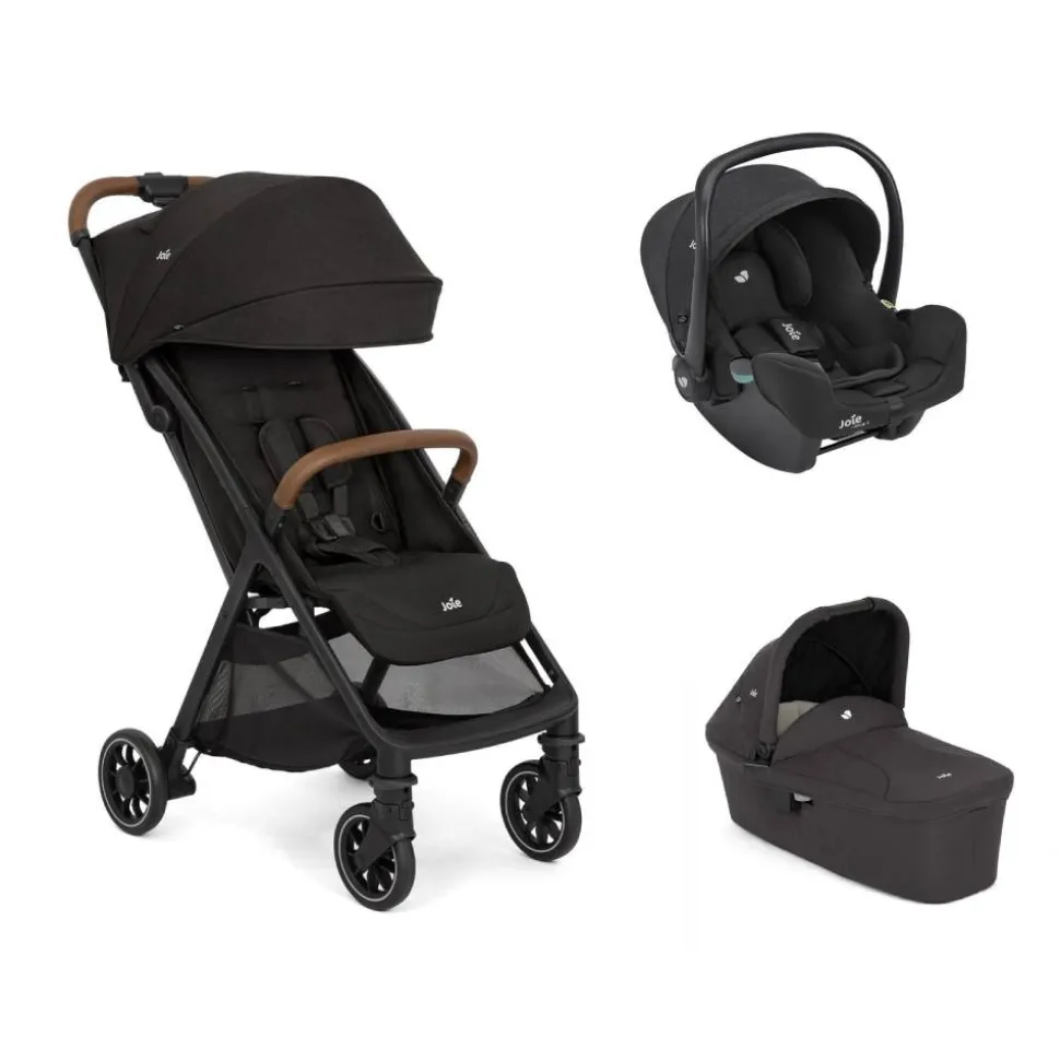 Poussette trio pact pro shale + siège auto i-snug 2 raven + nacelle ramble shale