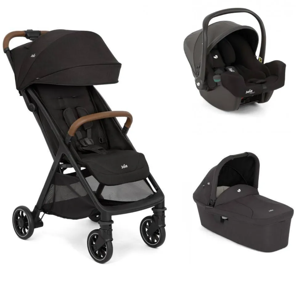 Poussette trio pact pro + siège auto i-snug 2 + nacelle ramble shale noir