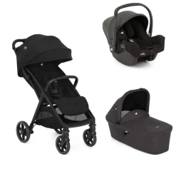 Poussette trio parcel lx signature eclipse + siège auto i-snug 2 shale + nacelle ramble shale