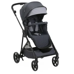 Poussette trio seety boston grey + siège auto kory i-size essential + nacelle seety + bi-seat air i-size + base 360°