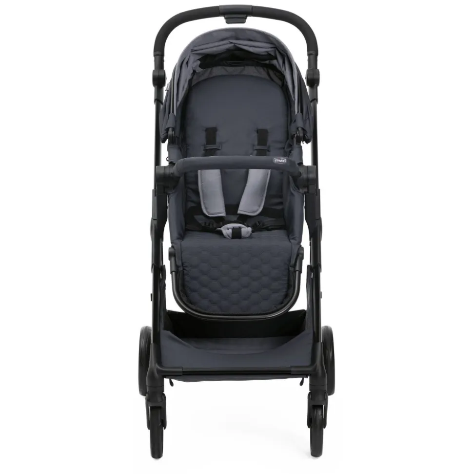 Poussette trio seety boston grey + siège auto kory i-size essential + nacelle seety + bi-seat air i-size + base 360°