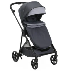 Poussette trio seety boston grey + siège auto kory i-size essential + nacelle seety + bi-seat air i-size + base 360°