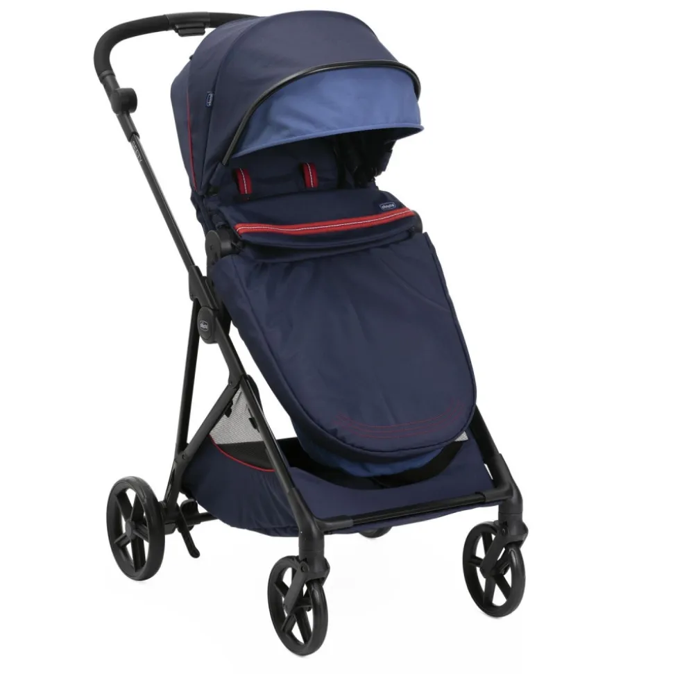 Poussette trio seety oxford blue + siège auto kory i-size essential + nacelle seety + bi-seat air i-size + base 360°