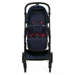 Poussette trio seety oxford blue + siège auto kory i-size essential + nacelle seety + bi-seat air i-size + base 360°