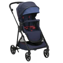 Poussette trio seety oxford blue + siège auto kory i-size essential + nacelle seety + bi-seat air i-size + base 360°