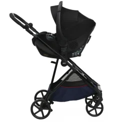 Poussette trio seety oxford blue + siège auto kory i-size essential + nacelle seety + bi-seat air i-size + base 360°